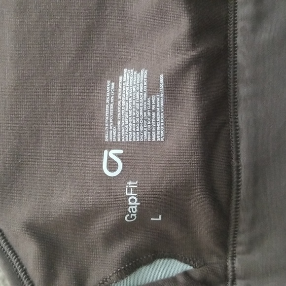 GapFit NWOT front zipper sportsbra size Large - Picture 3 of 5